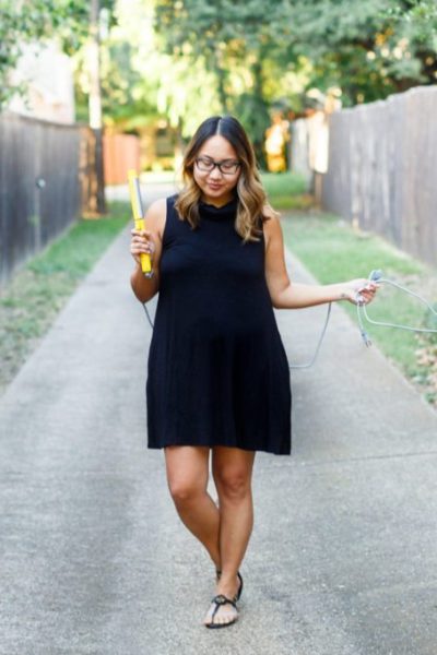 $25 Little Black Dress & Beach Waves | Stephanie Drenka