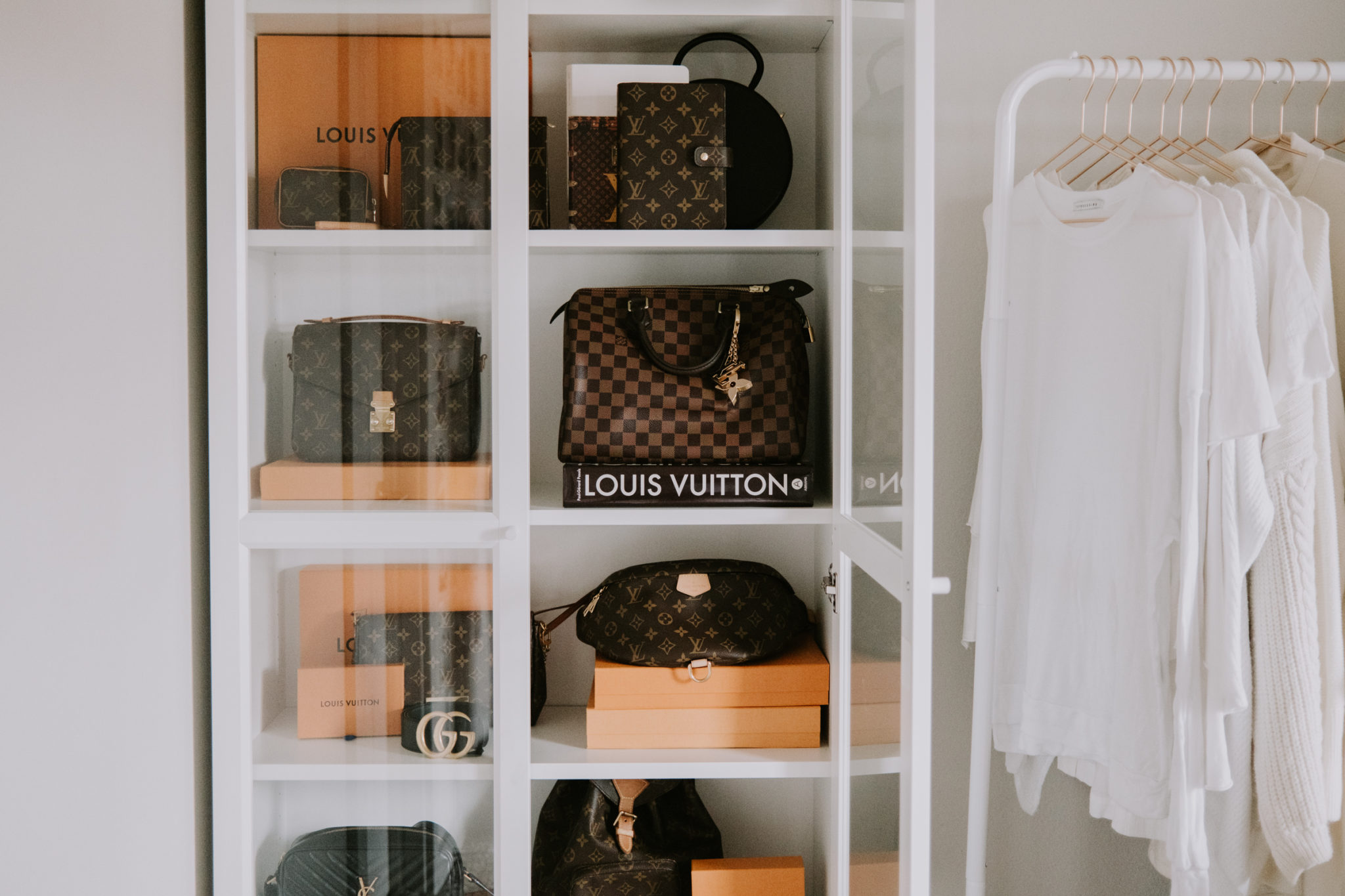 Home Office Tour Blush Pink Dressing Room & Closet