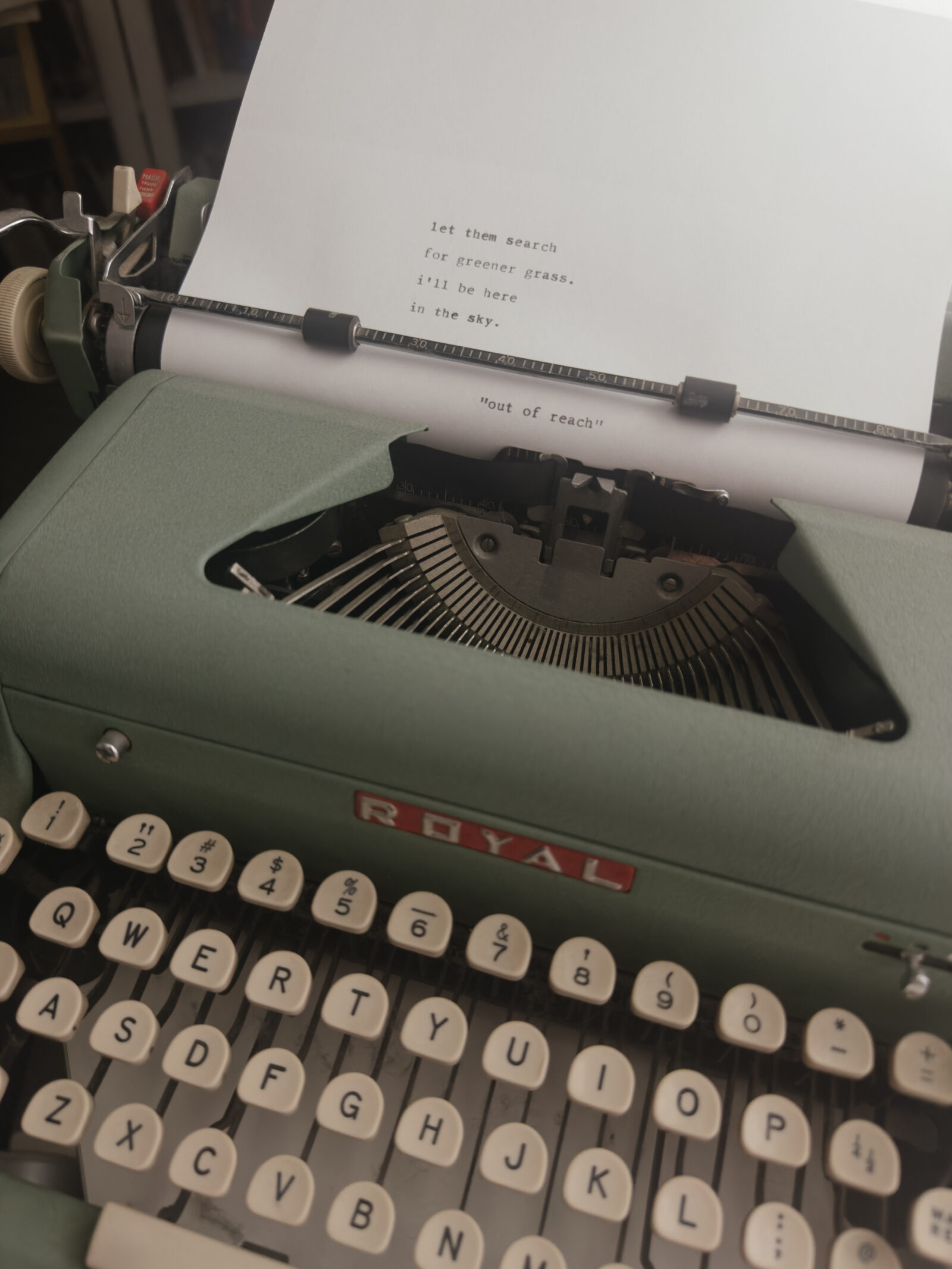 A Girl and Her Typewriter